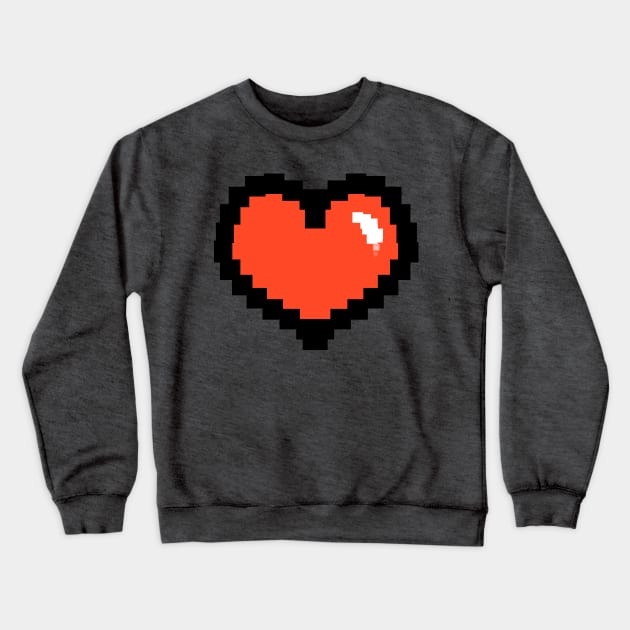 8-Bit <3 Crewneck Sweatshirt by SianPosy